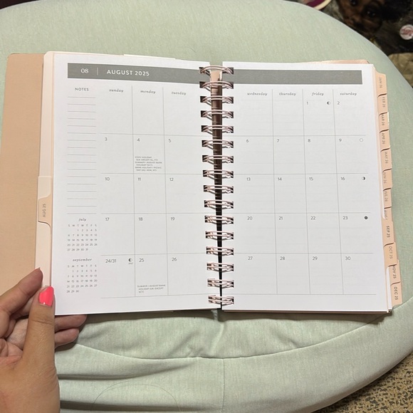 2025/2026 pink color Fringe Planner - Picture 5 of 7
